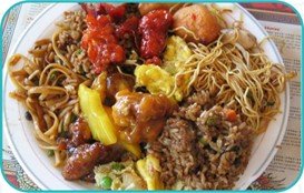 Three Sauces, 1 BBQ Meat & Four Accompaniments, salad And Soft Drinks.